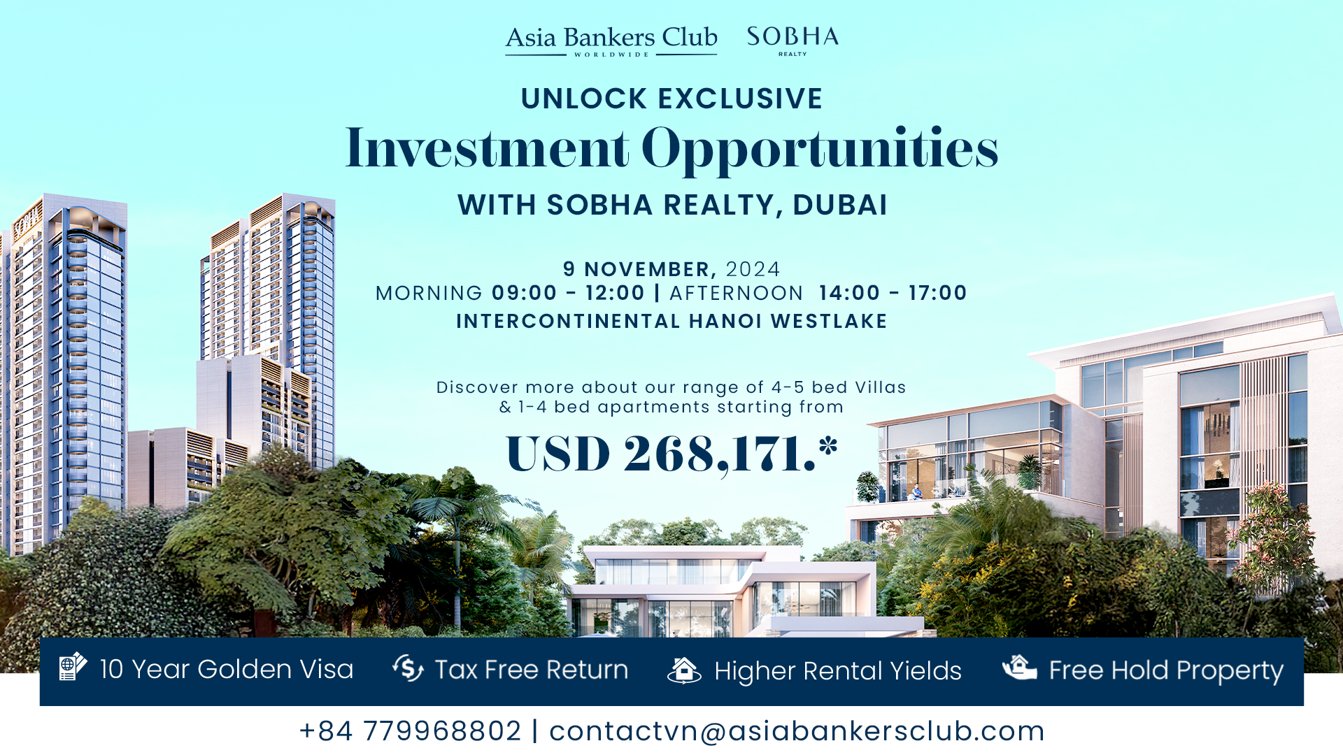 1_Ad image_Sobha Hanoi Roadshow